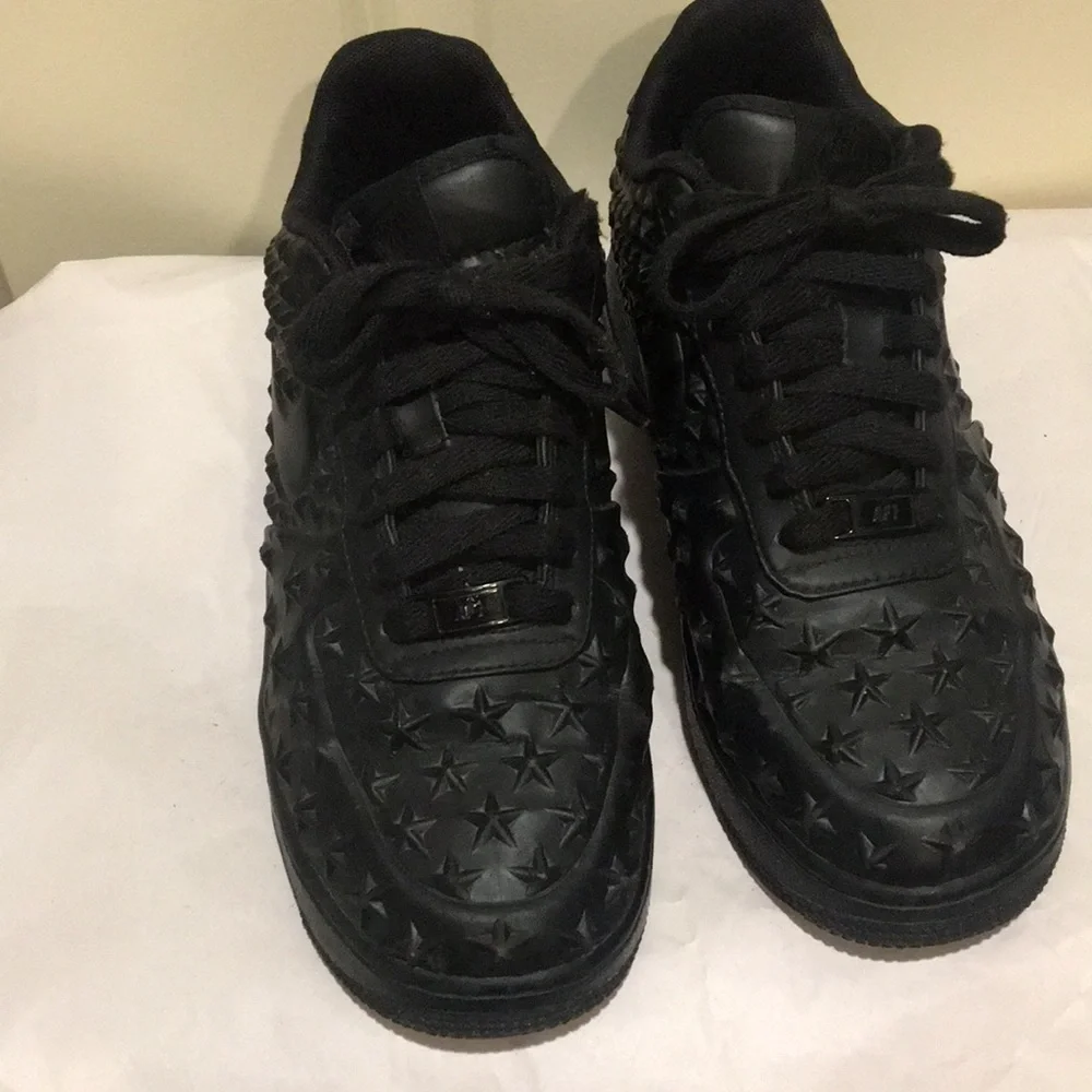Rare! Nike Air Force 1 womens Low Independence Day Black 789204-101 size 6